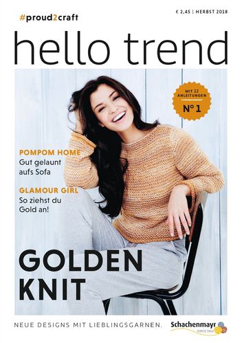Trendmagazin Nr.1 Golden Knit